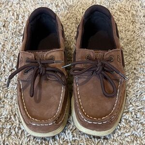 Sperry Brown Kids Dress Shoes